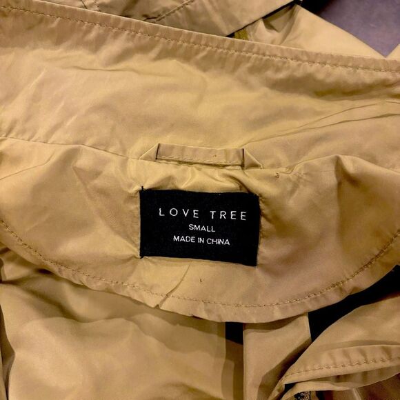 Love Tree Lightweight Windbreaker Lt Green  Small - Picture 6 of 6